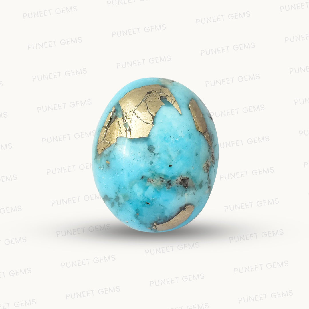 Firoza (Turquoise) Gemstone – The Stone of Protection & Positivity 5.81 CT