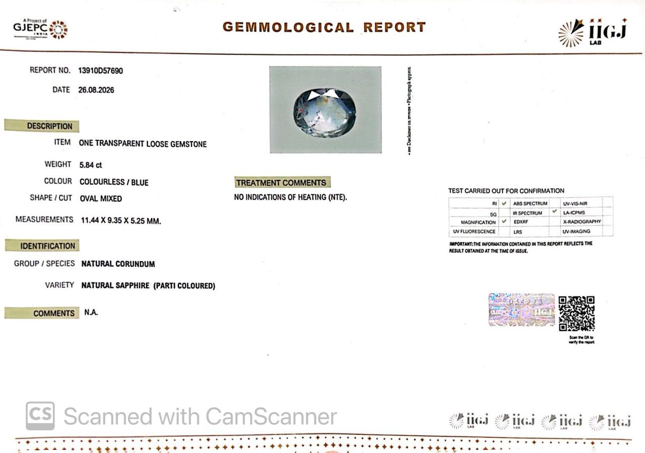Natural Pitambari 5.84 Ct – Certified Gemstone