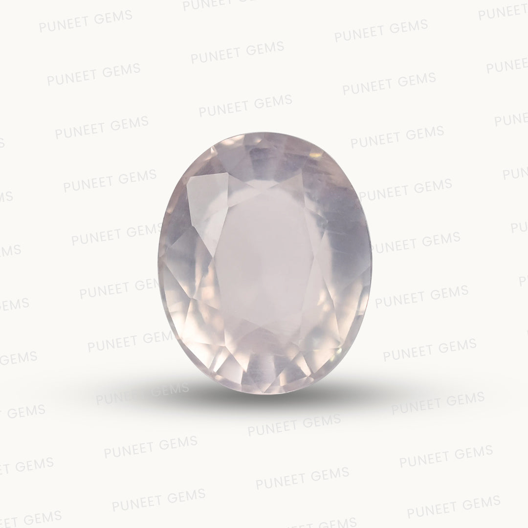 Natural Rose Quartz Gemstone 5.86 CT