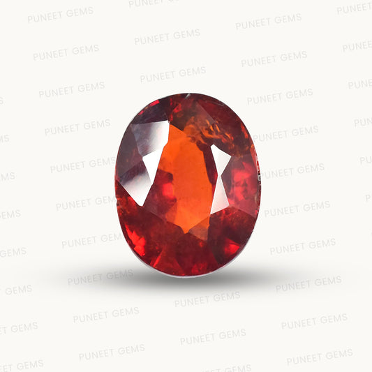 Siloni Gomed Gemstone – Natural Hessonite for Rahu Protection & Success 5.91 CT