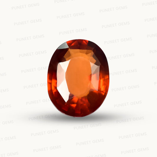 Siloni Gomed Gemstone – Natural Hessonite for Rahu Protection & Success 5.95 CT
