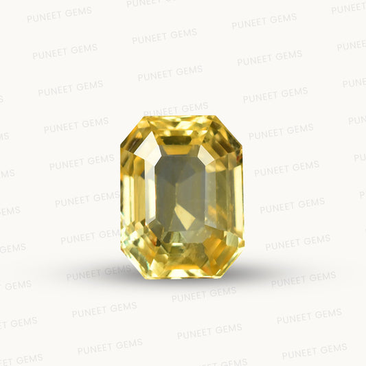 Natural Yellow Sapphire (Pukhraj) – Prosperity, Wisdom & Jupiter’s Blessing 5.98 CT