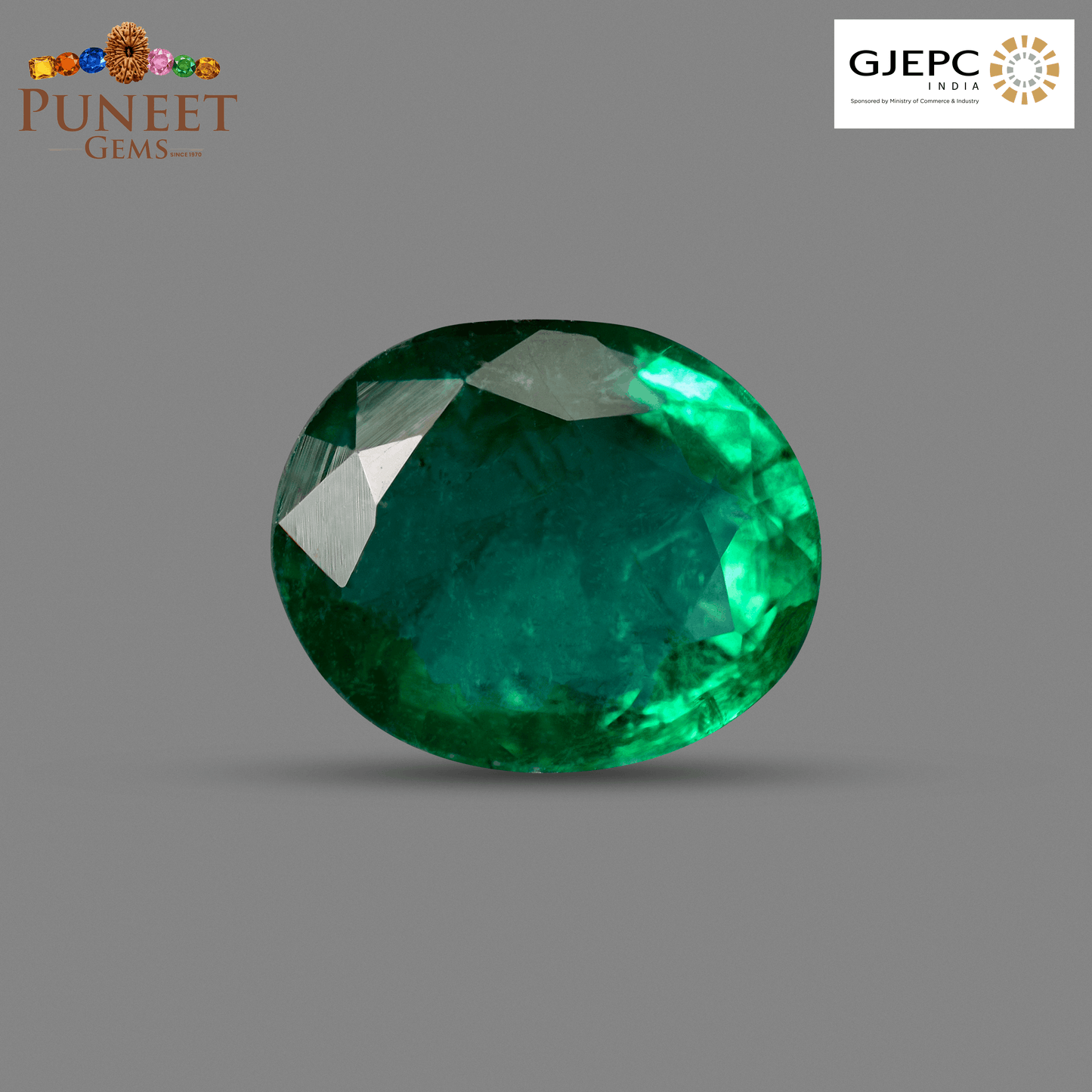 Natural Emerald (Panna) 3.50 Ct – Certified Gemstone