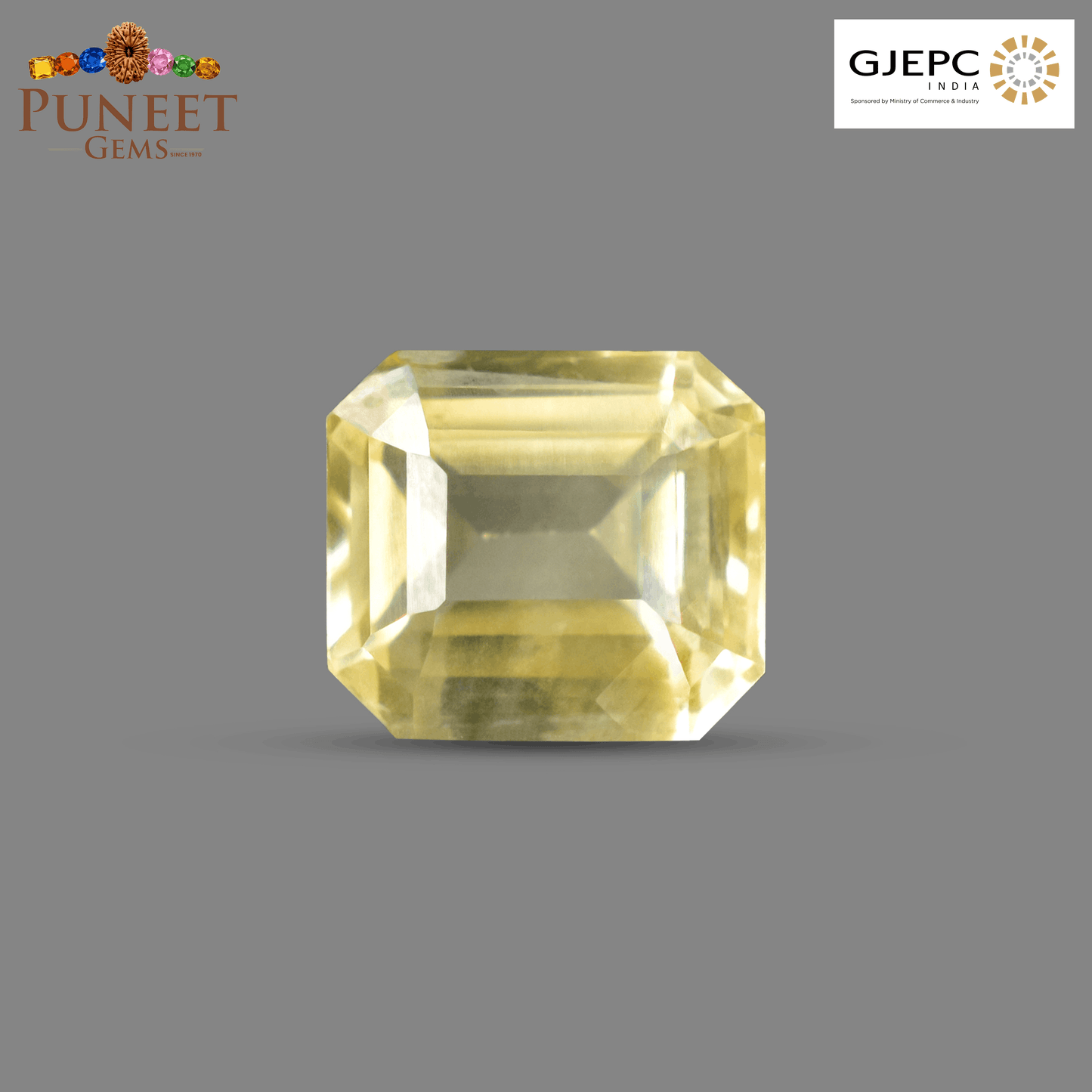 Natural Yellow Sapphire (Pukhraj) 2.17 Ct – Certified Premium Gemstone
