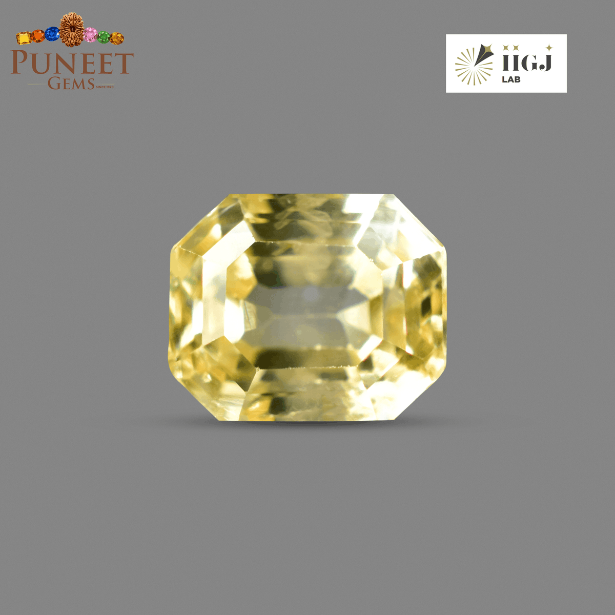 Natural Yellow Sapphire (Pukhraj) 3.80 Ct – Certified Premium Gemstone