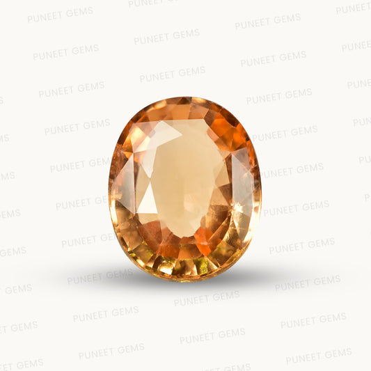 Siloni Gomed Gemstone – Natural Hessonite for Rahu Protection & Success 6.00 CT