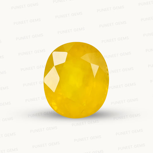 Natural Yellow Sapphire (Thailand) – Prosperity, Wisdom & Jupiter’s Blessing 6.01 CT