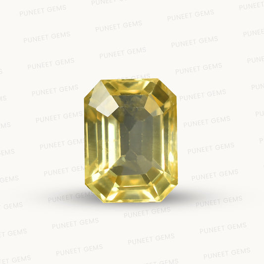 Natural Yellow Sapphire (Pukhraj) – Prosperity, Wisdom & Jupiter’s Blessing 6.03 CT