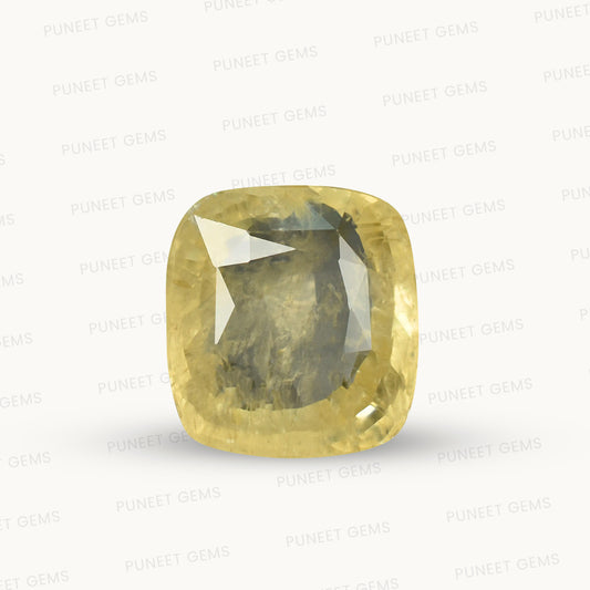 Natural Yellow Sapphire (Pukhraj) – Prosperity, Wisdom & Jupiter’s Blessing 6.04 CT