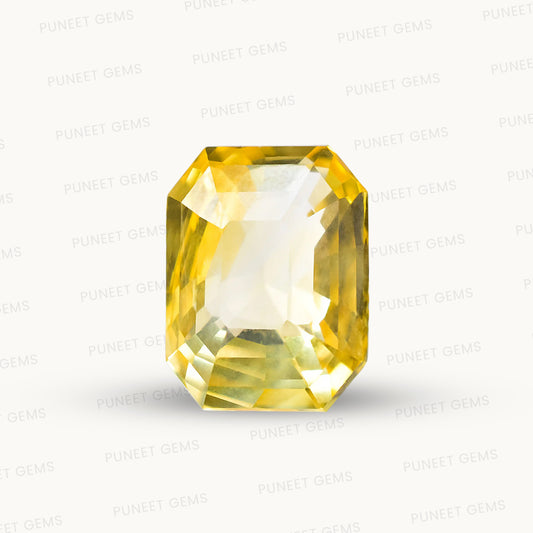 Natural Yellow Sapphire (Pukhraj) – Prosperity, Wisdom & Jupiter’s Blessing 6.05 CT