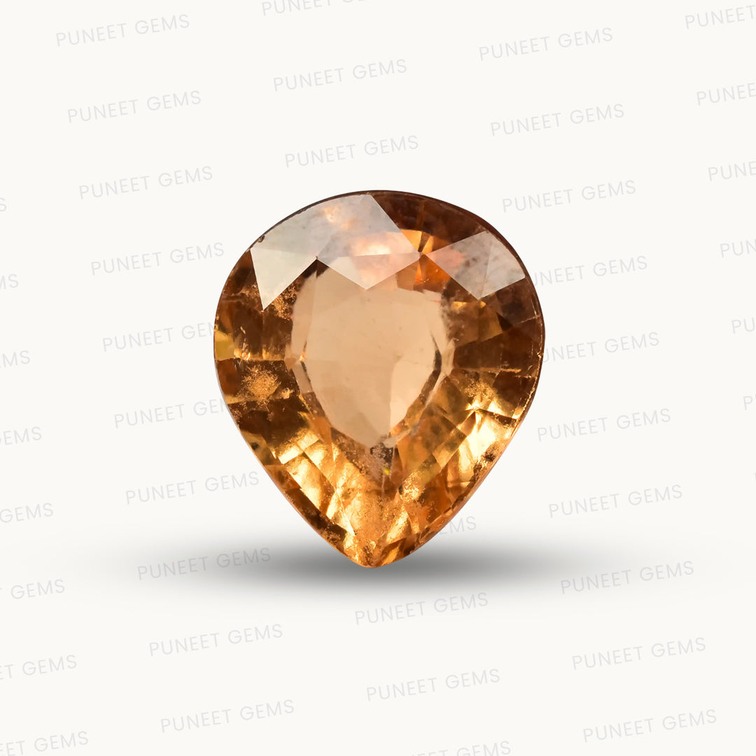 Siloni Gomed Gemstone – Natural Hessonite for Rahu Protection & Success 6.08 CT