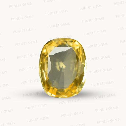 Natural Yellow Sapphire (Pukhraj) – Prosperity, Wisdom & Jupiter’s Blessing 6.08 CT