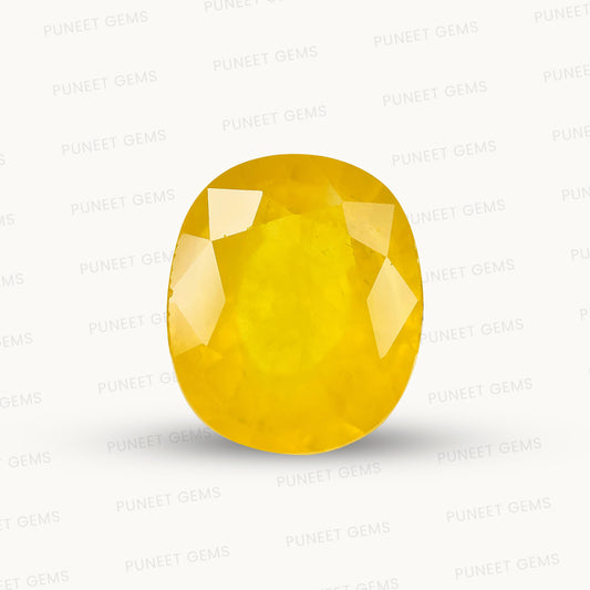 Natural Yellow Sapphire (Thailand) – Prosperity, Wisdom & Jupiter’s Blessing 6.10 CT