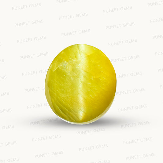 Natural Cat’s Eye Gemstone (Lehsunia) – Protection, Intuition & Ketu’s Power 6.15 CT