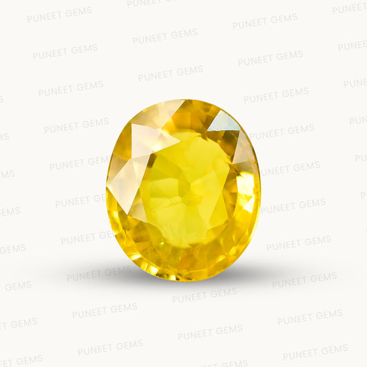 Natural Yellow Sapphire (Thailand) – Prosperity, Wisdom & Jupiter’s Blessing 6.17 CT
