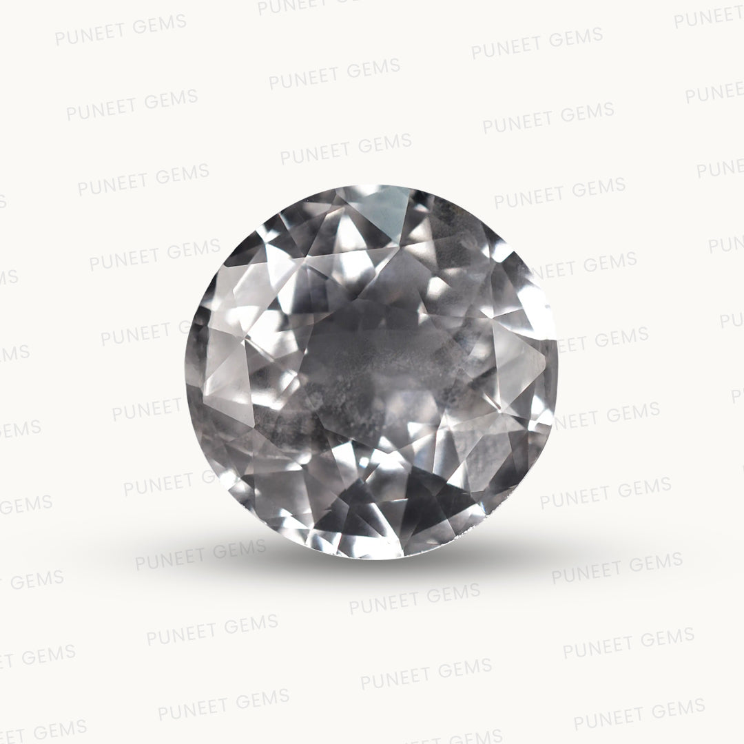 Natural White Sapphire Gemstone Online – Certified, Untreated & Ethically Sourced 6.20 CT