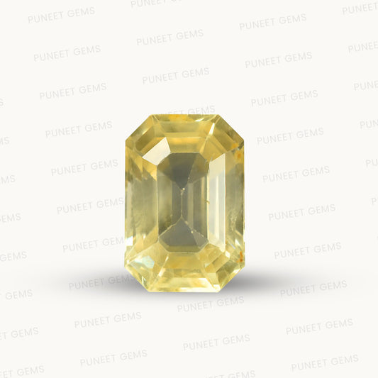 Natural Yellow Sapphire (Pukhraj) – Prosperity, Wisdom & Jupiter’s Blessing 6.23 CT