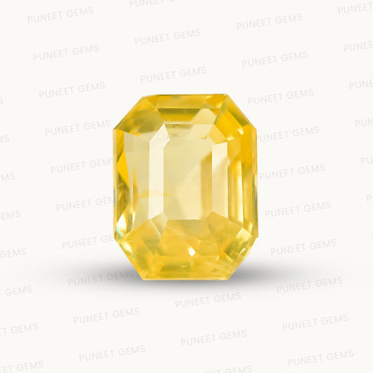 Natural Yellow Sapphire (Pukhraj) – Prosperity, Wisdom & Jupiter’s Blessing 6.25 CT