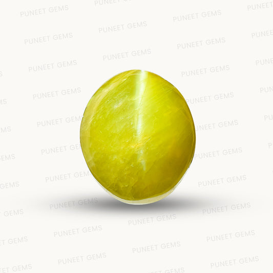 Natural Cat’s Eye Gemstone (Lehsunia) – Protection, Intuition & Ketu’s Power 6.38 CT