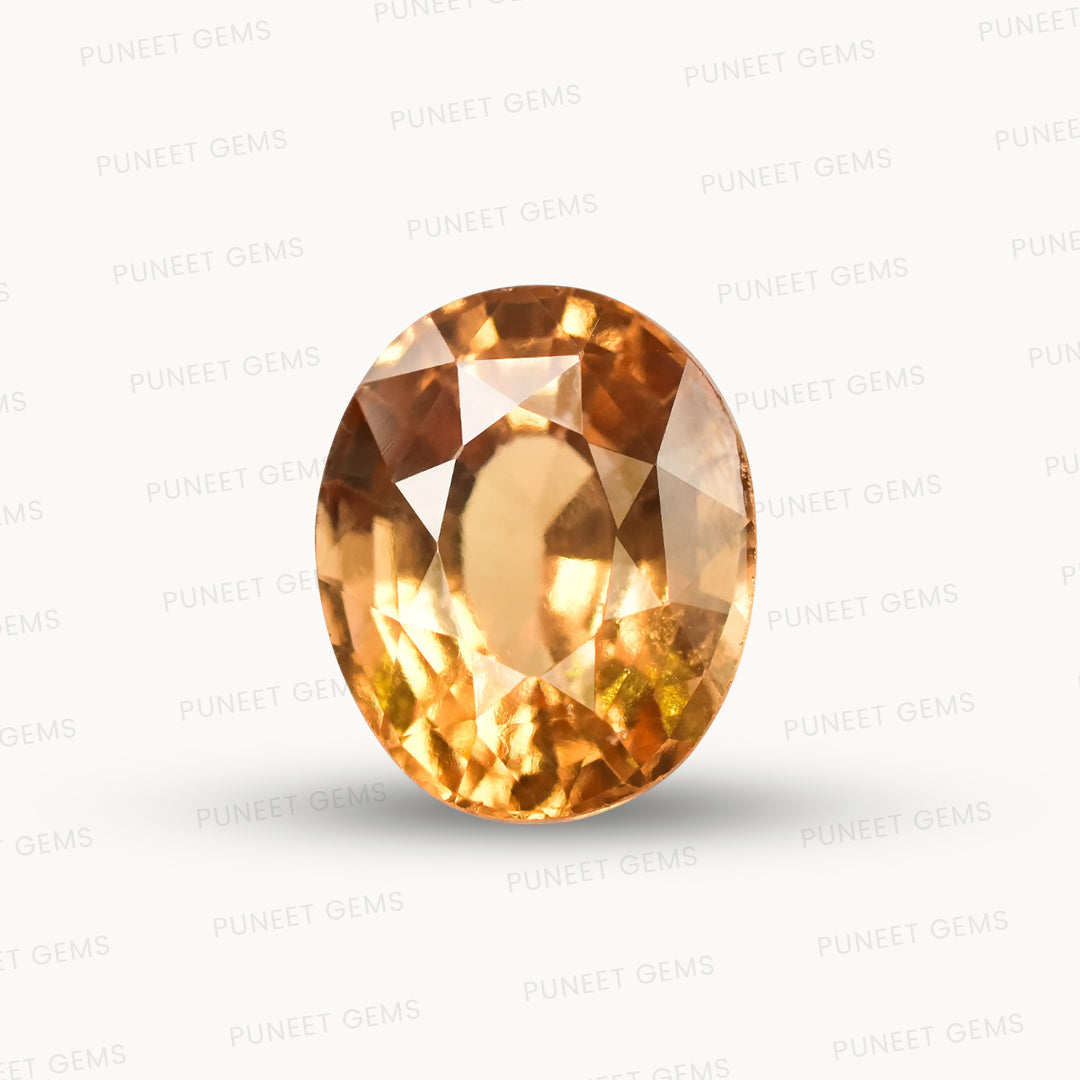 Siloni Gomed Gemstone – Natural Hessonite for Rahu Protection & Success 6.40 CT