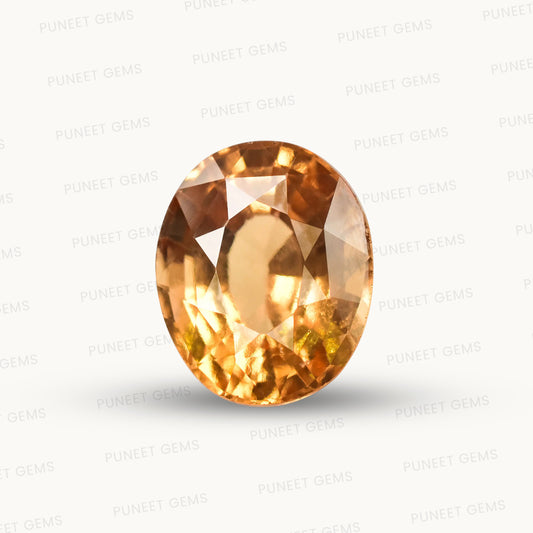 Siloni Gomed Gemstone – Natural Hessonite for Rahu Protection & Success 6.40 CT