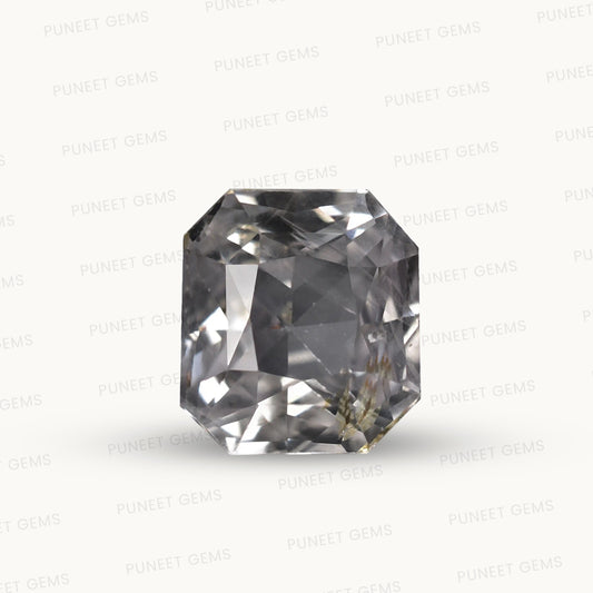 Natural White Sapphire Gemstone Online – Certified, Untreated & Ethically Sourced 6.49 CT