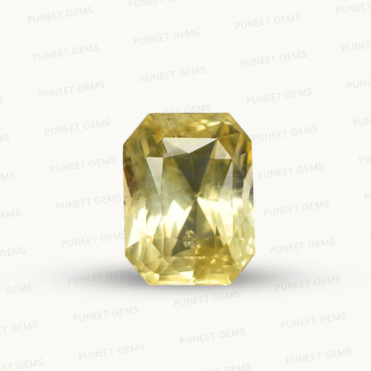 Natural Yellow Sapphire (Pukhraj) – Prosperity, Wisdom & Jupiter’s Blessing 6.54 CT