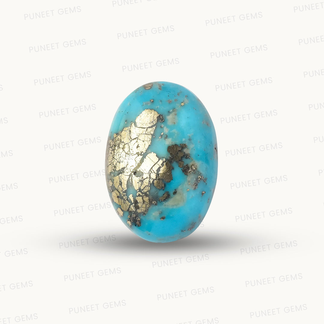 Firoza (Turquoise) Gemstone – The Stone of Protection & Positivity 6.66 CT