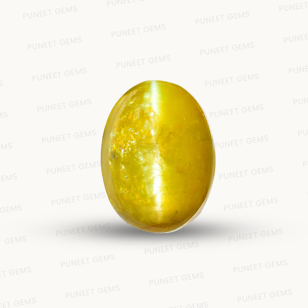 Natural Cat’s Eye Gemstone (Lehsunia) – Protection, Intuition & Ketu’s Power 6.67 CT