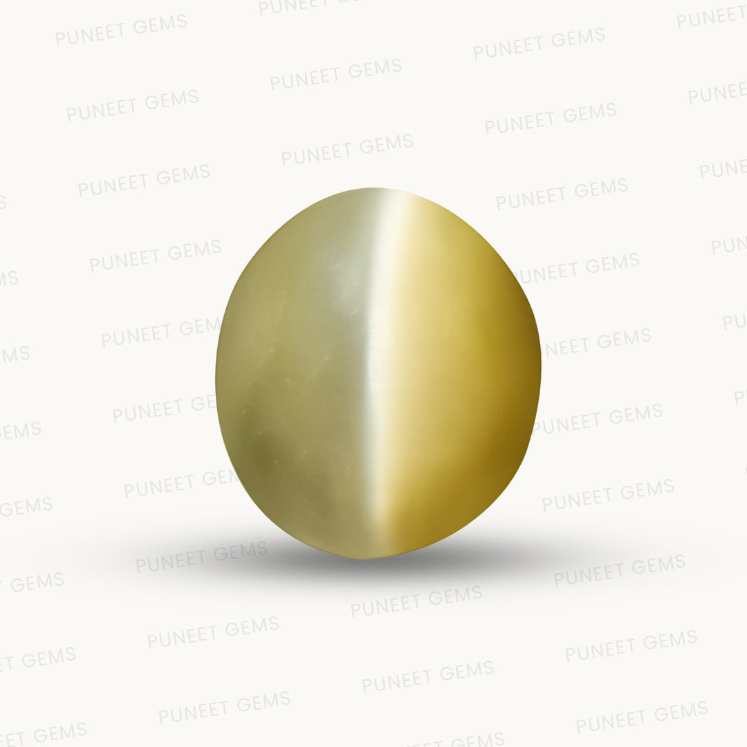 Indian Cat’s Eye Gemstone (Lehsunia) – Protection, Intuition & Ketu’s Power 6.84 CT