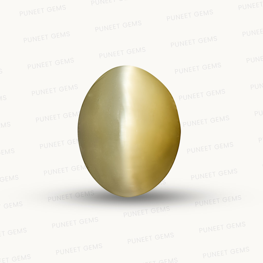 Indian Cat’s Eye Gemstone (Lehsunia) – Protection, Intuition & Ketu’s Power 6.94 CT