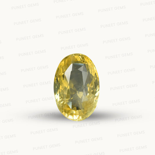 Natural Yellow Sapphire (Pukhraj) – Prosperity, Wisdom & Jupiter’s Blessing 6.94 CT