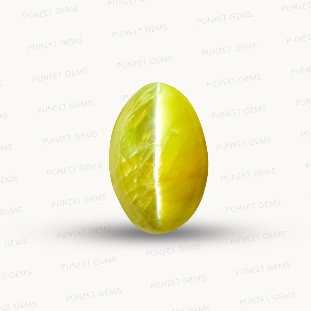 Natural Cat’s Eye Gemstone (Lehsunia) – Protection, Intuition & Ketu’s Power 6.98 CT