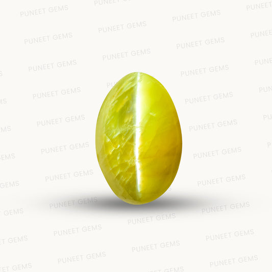 Natural Cat’s Eye Gemstone (Lehsunia) – Protection, Intuition & Ketu’s Power 6.98 CT