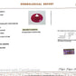 Natural Mozambique Ruby 7.08 Ct Certified