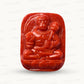 Coral Hanuman Gemstone Sculpture – Strength, Protection & Devotion in Divine Form 69.84 CT