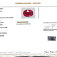 Natural Mozambique Ruby 6.54 Ct Certified