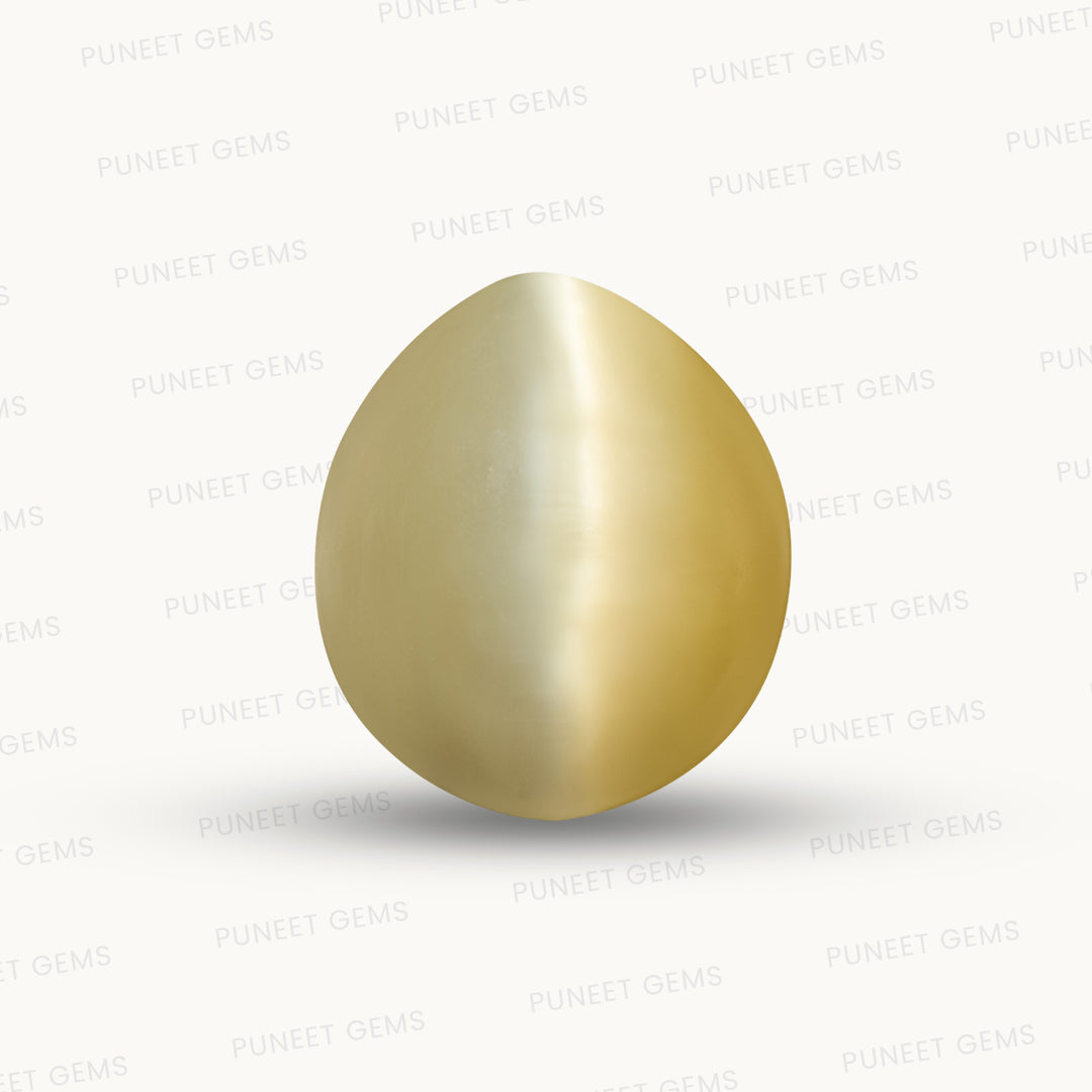Indian Cat’s Eye Gemstone (Lehsunia) – Protection, Intuition & Ketu’s Power 7.11 CT