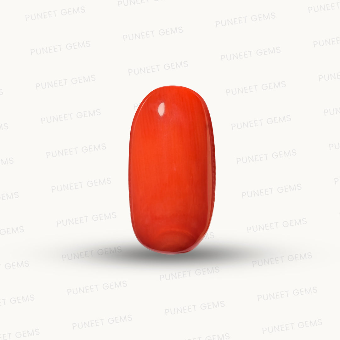 Natural Coral Gemstone – The Gem of Strength, Vitality & Protection 7.14 CT
