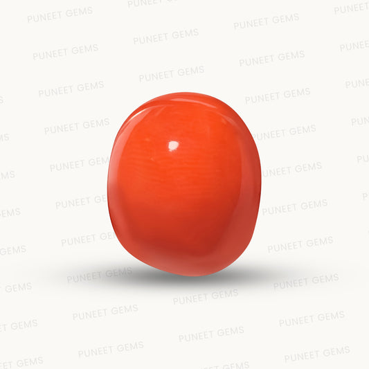 Natural Coral Gemstone – The Gem of Strength, Vitality & Protection 7.14 CT