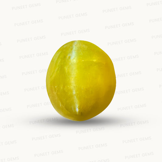 Natural Cat’s Eye Gemstone (Lehsunia) – Protection, Intuition & Ketu’s Power 7.20 CT