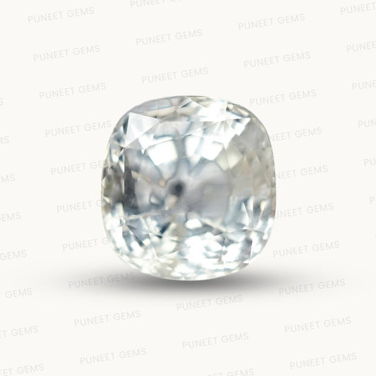 Natural White Sapphire Gemstone Online – Certified, Untreated & Ethically Sourced 7.24 CT