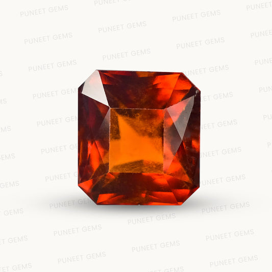 Siloni Gomed Gemstone – Natural Hessonite for Rahu Protection & Success 7.38 CT