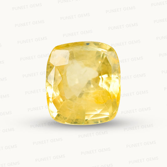 Natural Yellow Sapphire (Pukhraj) – Prosperity, Wisdom & Jupiter’s Blessing 7.43 CT