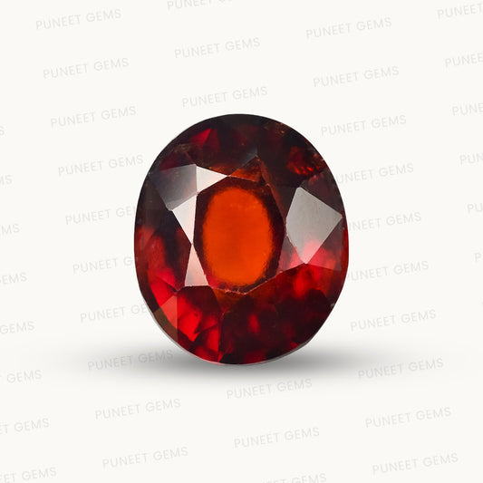Siloni Gomed Gemstone – Natural Hessonite for Rahu Protection & Success 7.44 CT