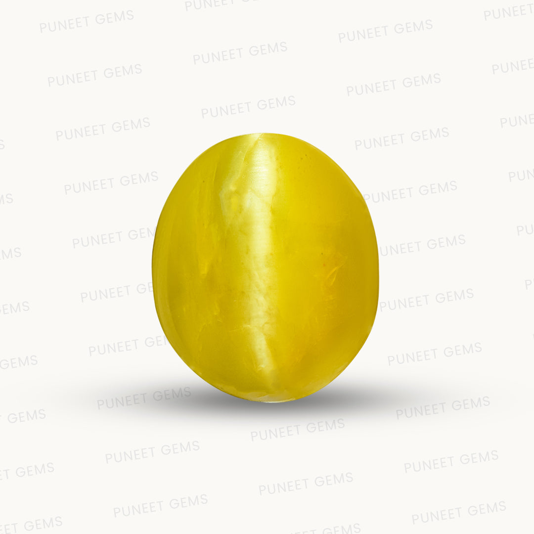 Natural Cat’s Eye Gemstone (Lehsunia) – Protection, Intuition & Ketu’s Power 7.46 CT