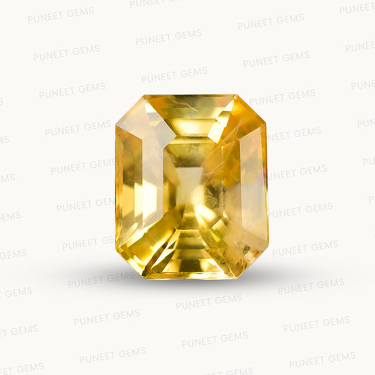 Natural Yellow Sapphire (Pukhraj) – Prosperity, Wisdom & Jupiter’s Blessing 7.52 CT