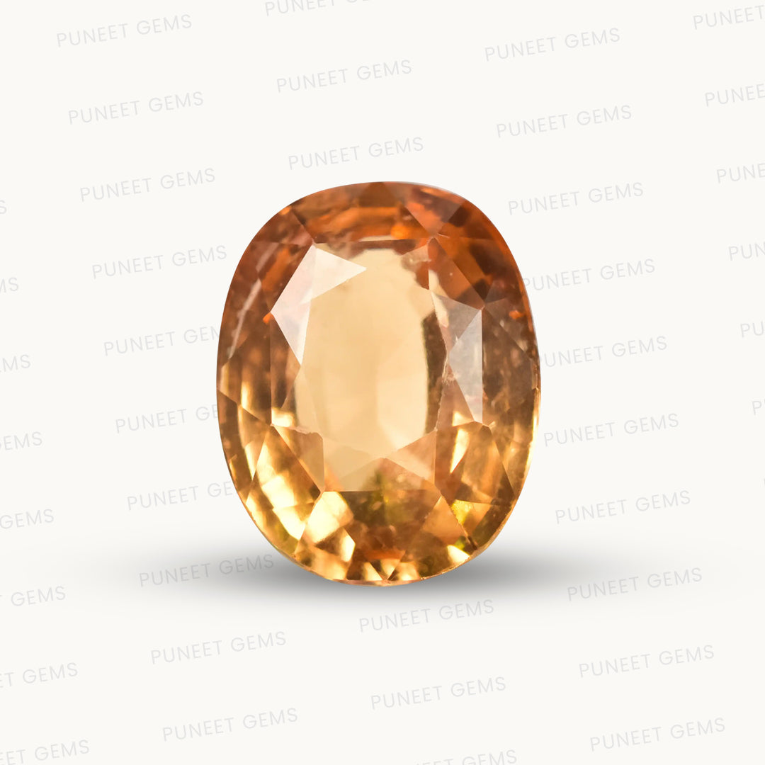 Siloni Gomed Gemstone – Natural Hessonite for Rahu Protection & Success 7.60 CT