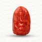 Coral Ganesh Gemstone Sculpture – Remover of Obstacles, Bringer of Strength & Success 7.61 CT
