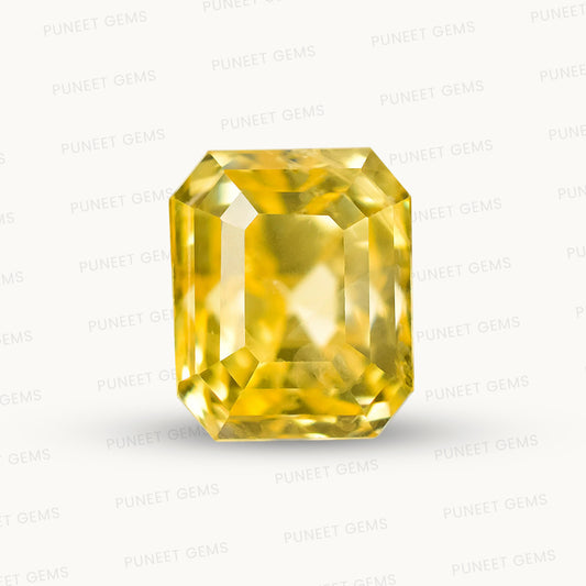 Natural Yellow Sapphire (Pukhraj) – Prosperity, Wisdom & Jupiter’s Blessing 7.69 CT